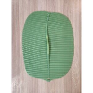 Charles Viancin Silicone Rectangle Lid Green Banana Leaf  Inspired By Nature